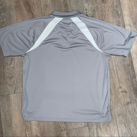 XL Greg Norman Tasso Elba 1/4 Zip Silver-White Top - Picture 4 of 4